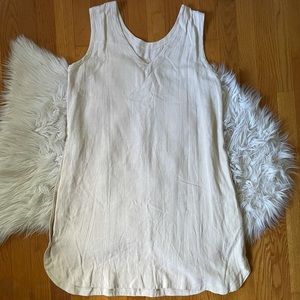 DOE & RAE Linen Button Dress NWOT